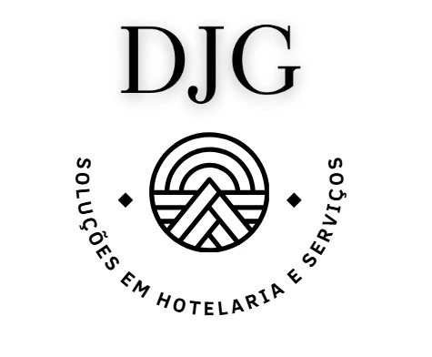 Logo da DJC Soluções em Hotelaria e Serviços